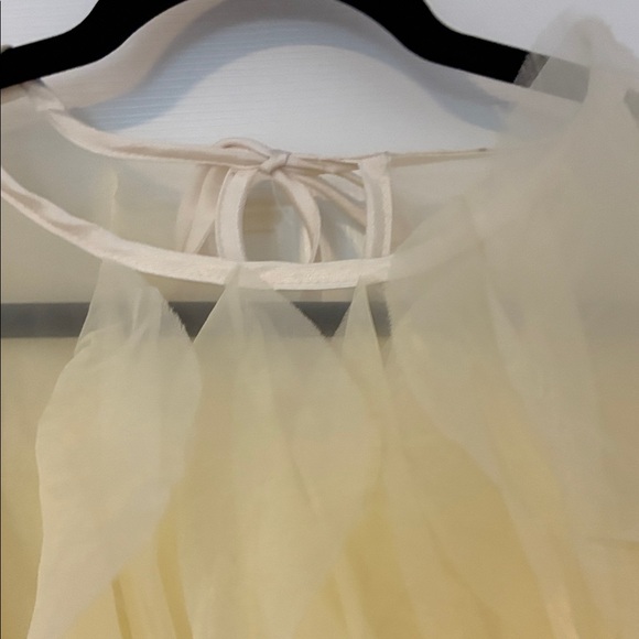 Commense Cream Layered Ruffle Blouse - Picture 6 of 8